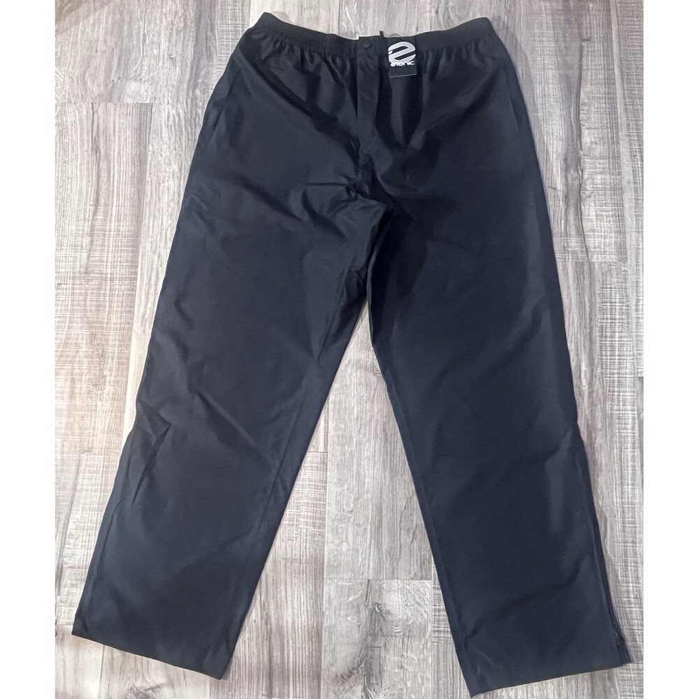 NWT Etonic Golf Pants Mens Size XXXL Black Waterproof Rain Pant Zip Legs